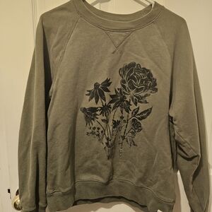 American Eagle Outfitters Olive Sweatshirt